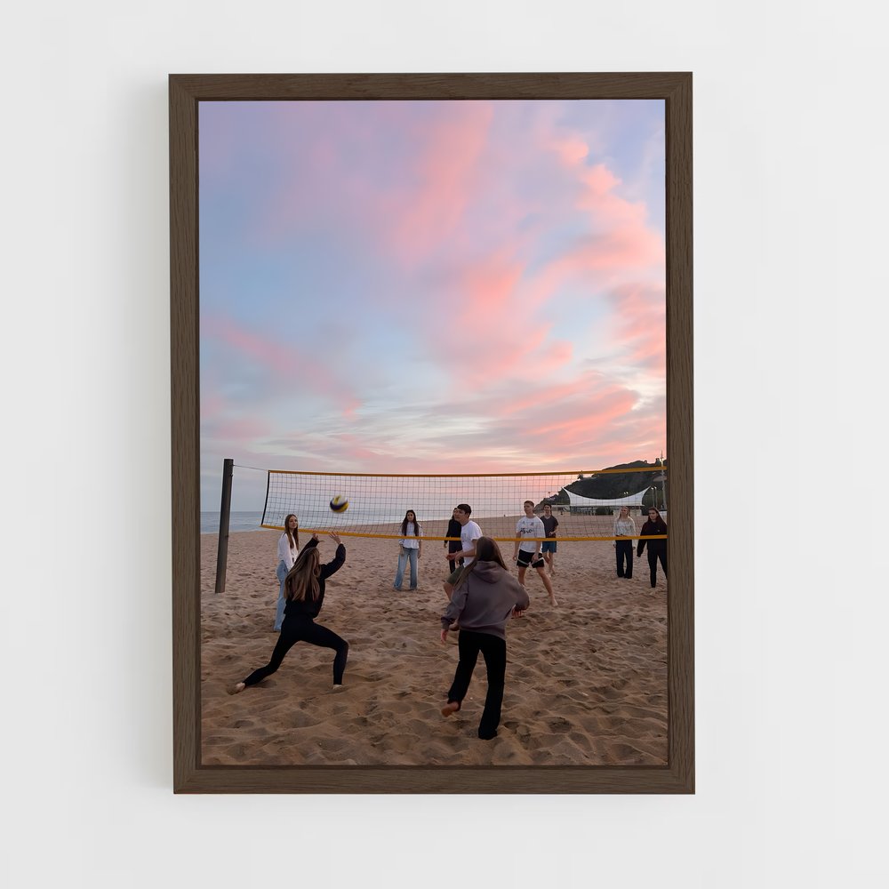 Poster Spike sur la Plage – affiche Beach-volley (vue 5)